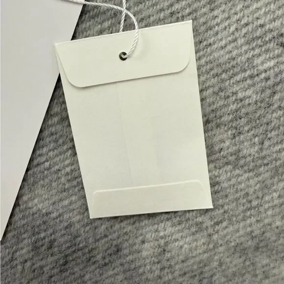 LE 17 SEPTEMBRE Gray Wool Blend Lined Coat Size 38 US 6 Minimalist - Picture 5 of 7